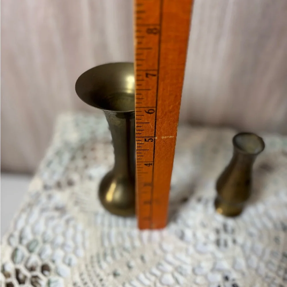 Elegant Brass Vases Small